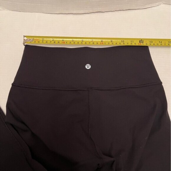 Lululemon Wunder Under Crop (Hi-Rise) *Full-On Luon 21"Black  EUC - Picture 4 of 15
